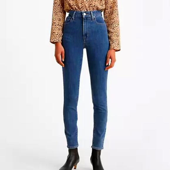 721 High Rise Women's Skinny Jeans: Medium Wash - Picture 1 of 4